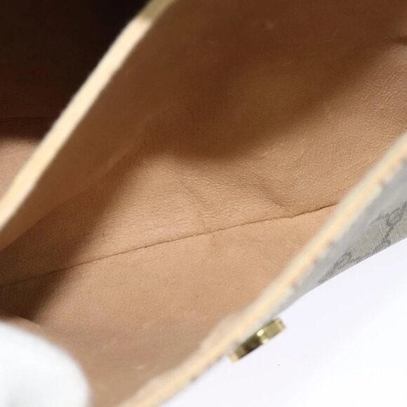 GUCCI GG Supreme Web Sherry Line Bag PVC Beige Gold 904 02 084 Auth 122223 - Picture 12 of 16